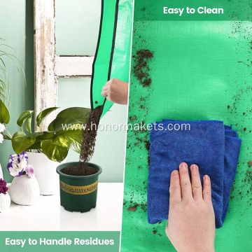Green Large Repotting Mat for Indoor Plant Transplanting Gardening Gifts for Women & Men garden bonsai tools